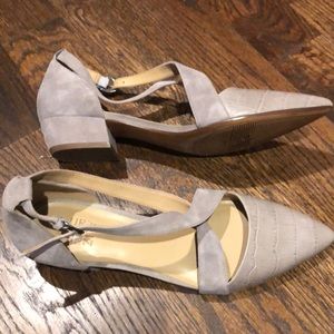 Naturalizer Gray block heels